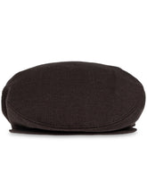 linen flat cap